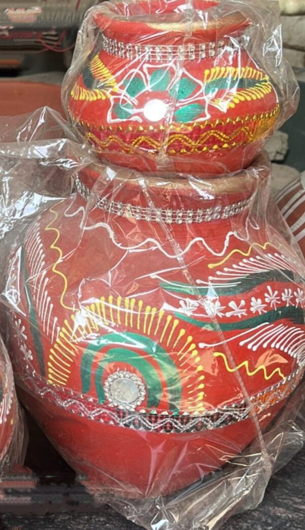 200ml Red Pooja Kalash