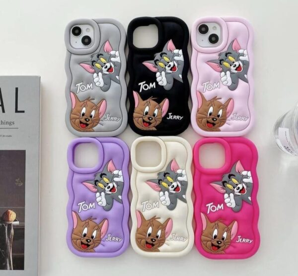 Tom & jerry sillicon case cover