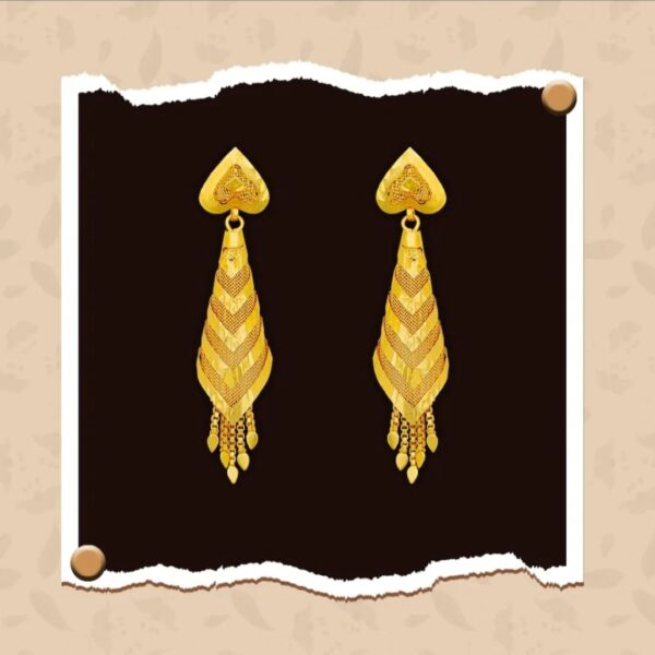 Traditional Gold Platted New Bali Jumkhi Earrings Collection ERG2055